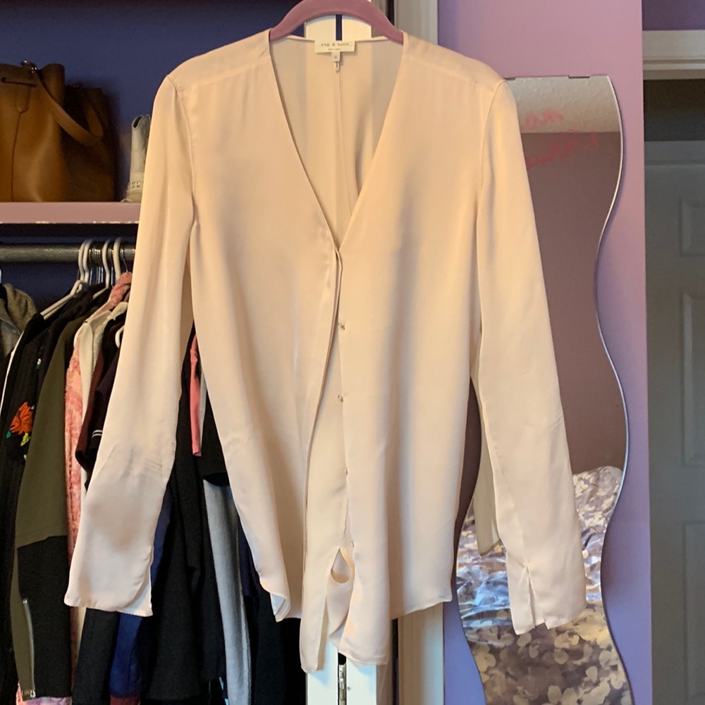 Rag & bone 100% silk blouse
